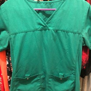 Hunter Green Scrub Set